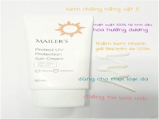 Review kem chống nắng Mailer’s